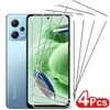 4st Tempered Glass för Redmi Note 12 13 11 10 9 8 7 Pro Plus 5G Screen Protectors för Redmi Note 12S 11S 10S 10T 9T 9S 8T Glass