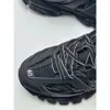 Damesherenontwerper Casual schoenspoor led sneaker licht grijs blauw gomma lederen zwart roze trainer nylon gedrukt platform slijtage goed