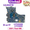 Moderboard Kefu Mainboard FX51V för ASUS GL552VX GL552VW GL552V ZX50V G552V GL552VXK LAPTOP MOMERBOBAR I5 I7 6: e GTX950M/GTX960MV4G/V2G