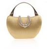 Abendtaschen 2024 Vintage Bag Diamant Pailletten Kupplung Handbraut Gold Hochzeitsbetrieb weibliche Handtasche WY214