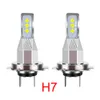 2PCS H4 H7 H27 881 880ミニカーヘッドライトバルブLEDランプ2525チップ20000LMオートフォグライト6000K 3000K 4300K