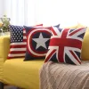 Sofa American SofaChase Salon Room Europe Européen Flag de riz Mediterranean Bay Window