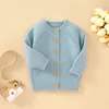 4t Sweaters Baby Girl Boy Boy Cardigan suéter de cárdigón cálido tops