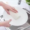3pcs pano de lavagem de louça de laço natural Pote de prato de lavagem de prato fácil de limpe