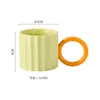 Mugs High-quality Contrast Ceramic Mug Creative Household Couple Cup Coffee Christmas Gift Cups And Drinkware