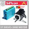 NEMA 23 3NM SERVO Step Motor 57HSE3N+HBS57 Kapalı Döngü Hibrit Step Drive/DL57 Yüksek Performanslı Step Drive 2 Faz