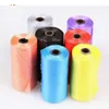 10 Rolls 150 PCS Hondenpoeptas voor hondendieren Verspil vuilniszakken Carrier Biologisch afbreekbare schoonmaakzak Afval ophalen Schone tas voor hond