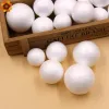 10pcs 30-50 mm Diy de espuma blanca modelado de bolas de poliestireno de poliestireno suministros artesanales de bricolaje para niños Regalos de navidad decoraciones de fiesta de Navidad