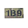 IR Odblaskowy znak na podczerwień Patch Patch 1B9/2B9/3B9/6B9 dekoracyjne odznaki taktyczne plastry wojskowe do odzieży plecak