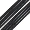 Zwart 2/5/10 meter 2-4 cm niet-slip elastische bandgolf siliconen rubber riem riem diy sport kleding pols bewaker new accessoires