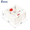 ESOOOLI 3 colores Caja de montaje ajustable Casete interno 86 mm*83 mm*50 mm para 86 Tipo de interruptor táctil y cableado posterior de cableado