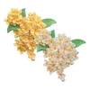 Flower Car Air Freshener Vent Clip Osmanthus Frosted Diffuser Conditioning Outlet Decoration Auto Accessories