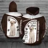 Hoodies masculinos Labrador Retriever Hoodie 3D Pullover de moda impressa Moletom feminino de Natal