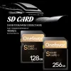 Carte OneFavor SD Card 16GB 32GB 128GB 256 GB U3 SDHC Memoria SmartCard 90MB/S per fotocamera Nikon Canon con scheda Adattatore PCMCIA