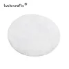 Lucia Crafts-Almohadillas De Fieltro No Tejidas Blancas para Manualidades, Acelesorios de Parche Para El Hogar, 50 Piezas/100 Piezas, 2-6cm, B1203