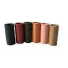 30st Kraft Paper Packaging Tube Rund små kartonger Glasdropparflaskförpackning Box Round Brown Tube Box