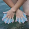 1pair unisex kikker type siliconengordels zwemmen handvinnen vinger zwemschoenhandschoenen peddel water sportkikker klauw zwemuitrusting