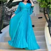 Plus Size African Party Dresses for Women Summer Chiffon Long Maxi Dress Elegant Kaftan Muslim Gown Africa Clothing 240319