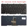 Tangentbord är AR/US Nytt engelska Laptop -tangentbord för Dell Latitude 3340 E3340 E5470 US Without Fram 9Z.NB2UC.A01 med/utan bakgrundsbelysning