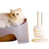 Dorakitten Color Coul Cat Litter Plastique Plastic Portable Pet Litter Scoop Kitten Scooper avec support de nettoyage pour animaux de compagnie