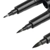 4Pcs Portable Pens 3 Different Nib Felt Tip Brush Refillable Ink Pen for Writing Calligraphy Exercises Signature Black