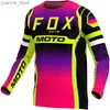 Chemises cyclables sur les hommes en downhill Jersey Camiseta Bat Motocross Jersey Mountain Bike Shirt Enduro Jersey Enduro Camisas Ciclismo Y240410