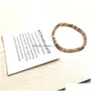 Beaded MG0104 Partihandel A Botna Agate Armband 4 MM Mini Gemstone Womens Yoga Mala Energy Nce Jewelry Drop Delivery Armband Dh6pg