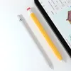 Pour pomme crayon 1 2 case en silicone stylet couverture de couverture de la couverture de la couverture du stylo sans glissement