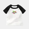 Daddy or Mommy and Me Don't Panic It's Organic Design Newborn Baby T-shirts Toddler Graphic Raglan Color Short Sleeve Tee Tops