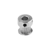 Polia de cronometragem de 1pc GT2 16/20 Dentes Bore de alumínio 4/5/6.35/8mm Rodas síncronas Peças de engrenagem para largura 6mm