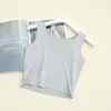 Camisoles Tanks Birdtree 89％女性のための本物のシルクヨガタンクトップO-Neck Seelless Eelgant Solid High Elasticity Vest 2024 Summer P44153QC