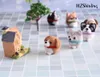 Niet-afgewerkte 9 honden DIY Wool Felling Pakket Handgemaakte Shiba Inu Dog Toy Doll Wool Filt Puted Kitting for Stitch Naald Beginner