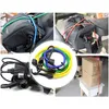 3PCS Bagaż bagażowy Bungee Cords Motorcycle Bungie Paski Lateksowe Paski napinające mocne elastyczne krawat z metalowymi dwoma hakami