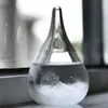 Droplet transparente Storm Glass Water Drop Temper Prévisions Baromètre de bouteille de moniteur prédicteur Home Decor de bureau élégant