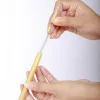 UPORS 6/10PCS Natural Organic Bamboo Set Set Eco Friendly Friendly Bamboo Straw Reutilabily Drink