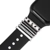Dekoracyjny pierścionek dla Apple Watch Band Charms Smart Watch Sport Silikon Pasp
