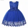 Abiti per ragazze ragazze floreali di abiti graziosi senza maniche estate nuovo abito per bambini per ragazze festa di compleanno tulle abito principessa abito per bambini abbigliamento l47