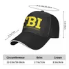 FBI Federal Bureau of Investigation Baseball Cap Ball Ball Hard Hard Hard Hedren Homens Men Womens 240410