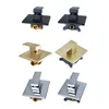 Bathroom Square In Wall Mounted Shower Mixer Valve Brass Concealed Shower Mixer Valve 1 Way Faucet Tap Chrome Black Brushed Gold