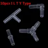 10 -stks i l t y type slang gelijke tee transparante acryl slang waterpijp connectoren aquariumpijp accessoires hot sale