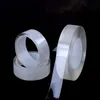 10/20/30MM Wide 3M Long Household Convenient Strong Transparent Double-sided Tape Reusable Washed Nano Tape