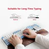 Keyboards New Walnut Wooden Mechanical Keyboard Wrist Rest with AntiSlip Mat Ergonomic Gaming Desk Wrist Pad Support 61 87 104 Keys