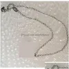 Hanger kettingen fijne dame ketting met strass Creative Planet Pearl kleding accessoires geschenken voor vrienden G023001316 drop del dh7yh