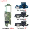 10 Pcs USB Charging Dock Port Connector Flex Cable For Oppo Realme 7 6 6i 5 5i 3 Pro C11 C20 C25 C21Y C25Y Charging Board