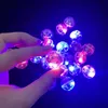 LED Toys voadores 10pcs vibração LED piscando bola colorida vermelha e azul bola de pular de pular de pular de ranhura luminária infantil e engraçada brinquedo 240410