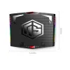 Pads Ice Coorel K7 Gaming RGB -Laptop -Kühler 1218 -Zoll -LED -Bildschirm Laptop -Kühlkissen -Notebook -Kühlerständer mit sechs Lüfter 2 USB -Anschlüssen