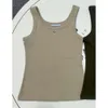 Designer Vesten vrouwen tanktop metalen geborduurd vest strand mouwloos t -shirt y2k hot girl short tee dames slanke bikini