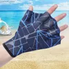 Diving Accessories 1 Pair Durable Swimming Webbed Gloves Water-resistant Easy-wearing Portable Swimming Training Diving Gloves Webbed Paddle Y240410