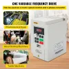 VEVOR 2.2/3/4/7.5kW VFD -frekvensomvandlare 110V/220V 1/3P Input 3p Output Variable Frequency Drive CNC Motor Inverter Converter