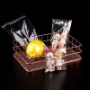 1000st Transparent OPP Ziplock Plastic Bag Jewelry Gift Box Packaging Självhäftande kex Candy Packaging Cellophane Bag